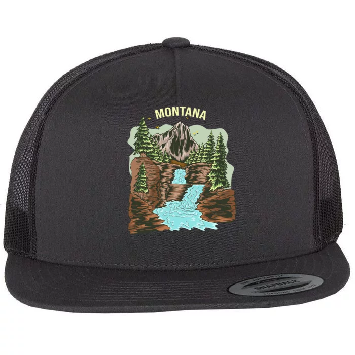 Montana Flat Bill Trucker Hat