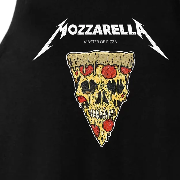 Mozzarella Masters Of Pizza Foodie Chef Baker Cook. Ladies Tri-Blend Wicking Tank