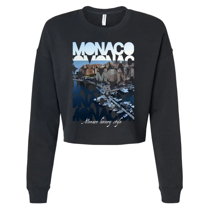 Monaco Cropped Pullover Crew