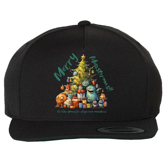 Merry Monstermas!! Or Christmas for all you nonmonsters. Wool Snapback Cap