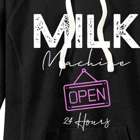 Milk Machine Open 24 Hours Women's Fleece Hoodie