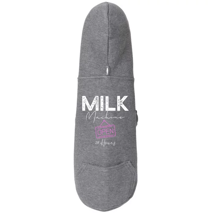 Milk Machine Open 24 Hours Doggie 3-End Fleece Hoodie