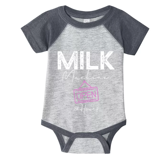 Milk Machine Open 24 Hours Infant Baby Jersey Bodysuit