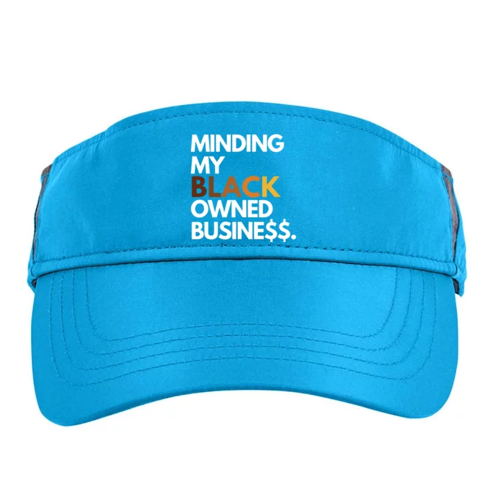 Minding My Owned Black Business Adult Drive Performance Visor