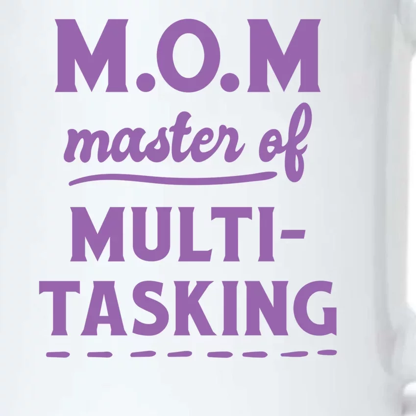 MOM Master Of Multitasking Black Color Changing Mug