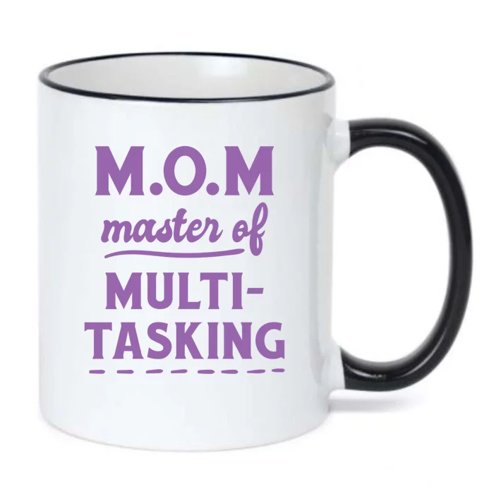 MOM Master Of Multitasking Black Color Changing Mug