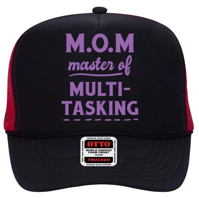 MOM Master Of Multitasking High Crown Mesh Trucker Hat