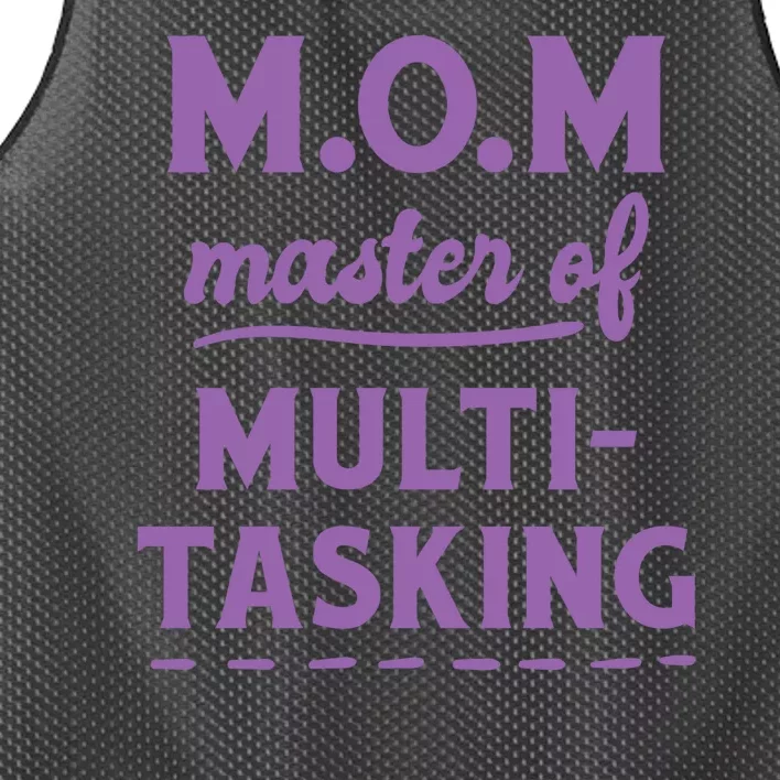 MOM Master Of Multitasking Mesh Reversible Basketball Jersey Tank