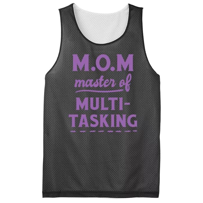 MOM Master Of Multitasking Mesh Reversible Basketball Jersey Tank