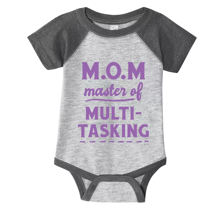 MOM Master Of Multitasking Infant Baby Jersey Bodysuit