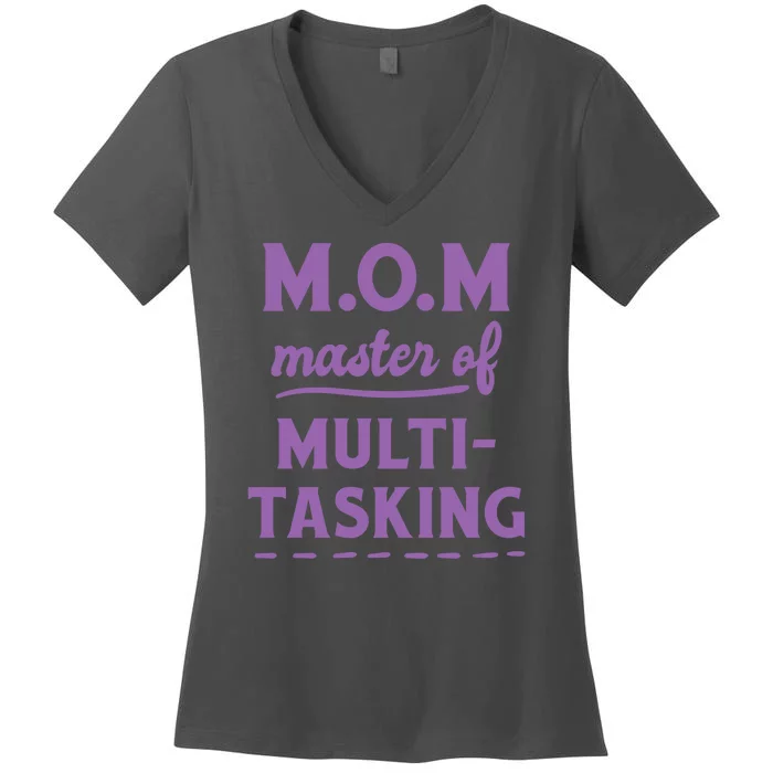 MOM Master Of Multitasking Women's V-Neck T-Shirt