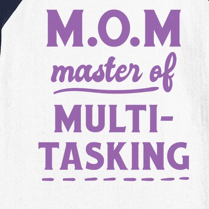 MOM Master Of Multitasking Baseball Sleeve Shirt