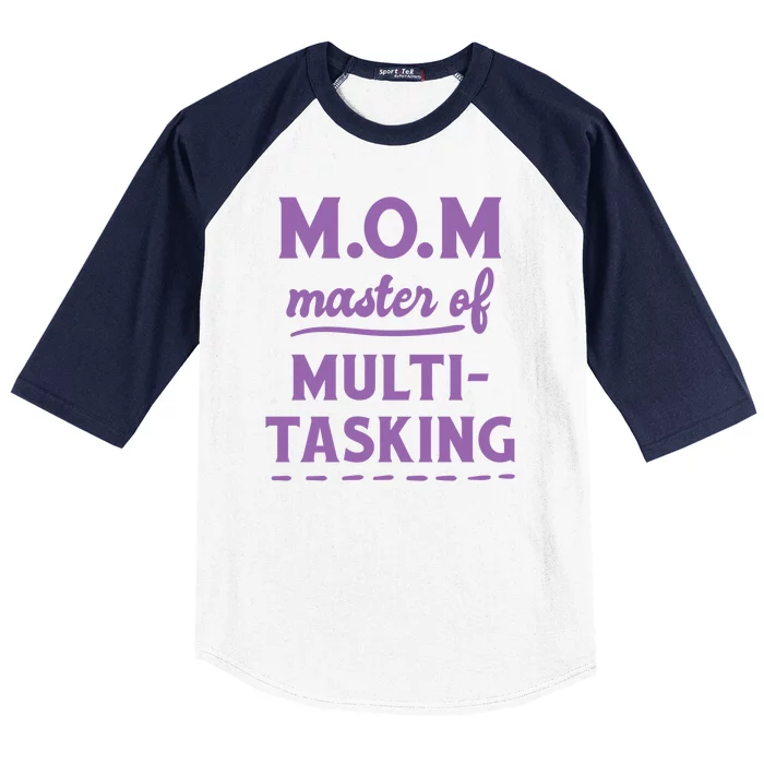 MOM Master Of Multitasking Baseball Sleeve Shirt