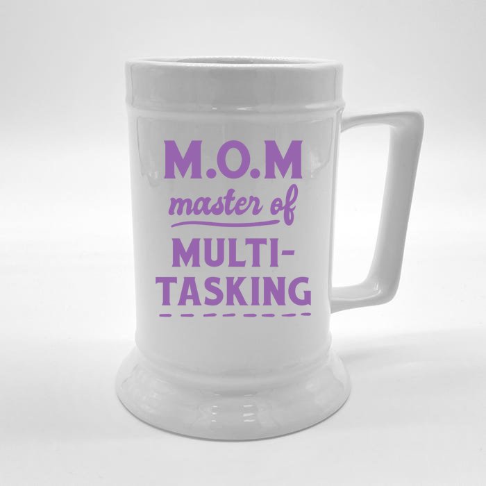 MOM Master Of Multitasking Front & Back Beer Stein