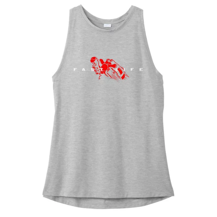 Motorcycle Ladies Tri-Blend Wicking Tank