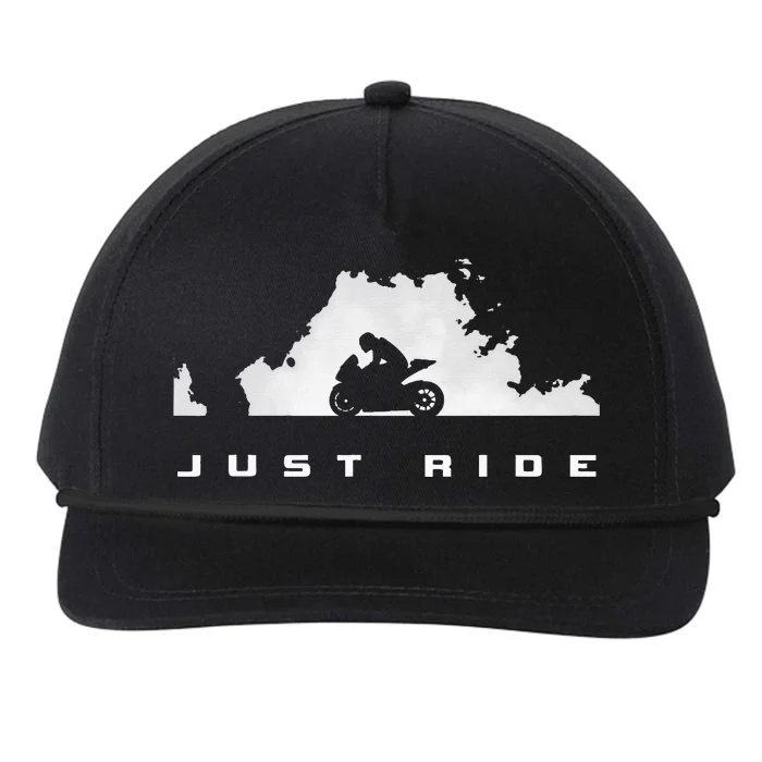 Motorcycle Snapback Five-Panel Rope Hat