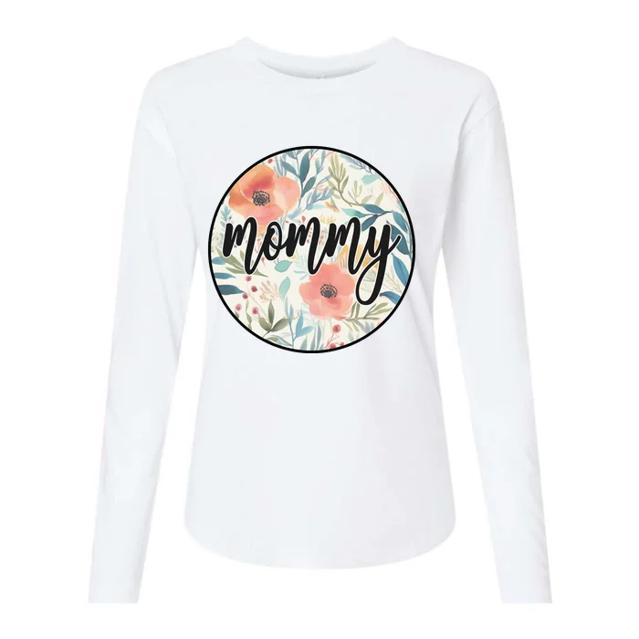 Mommy Womens Cotton Relaxed Long Sleeve T-Shirt