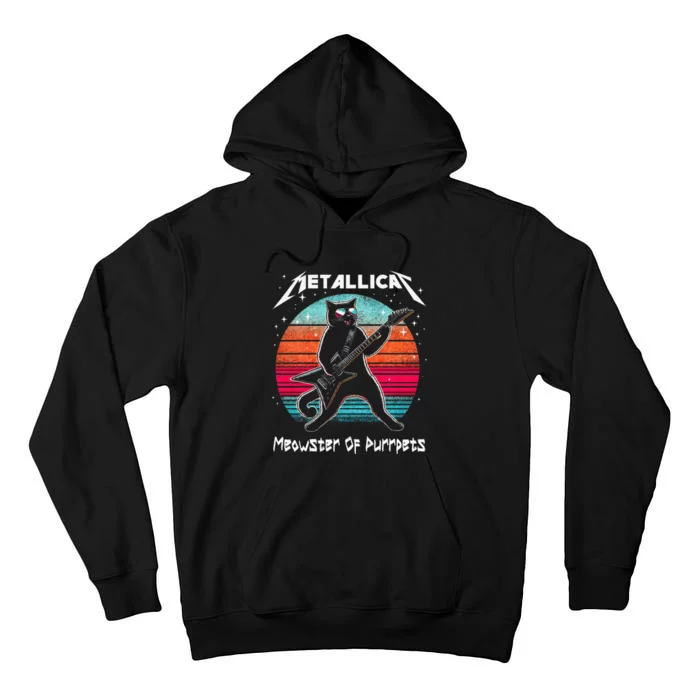 Metallicat Meowster Of Purrpets Funny Cat Tall Hoodie