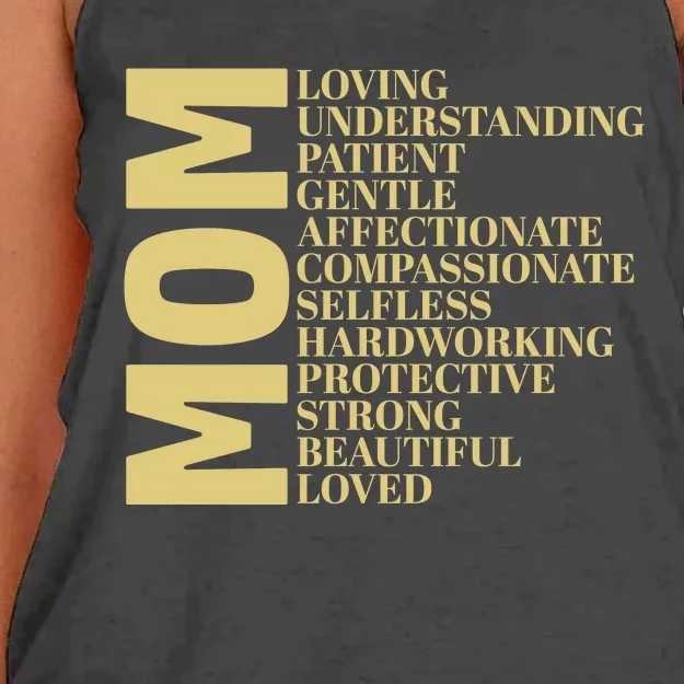 MOM Women's Knotted Racerback Tank