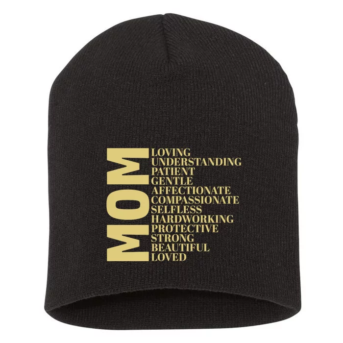 MOM Short Acrylic Beanie