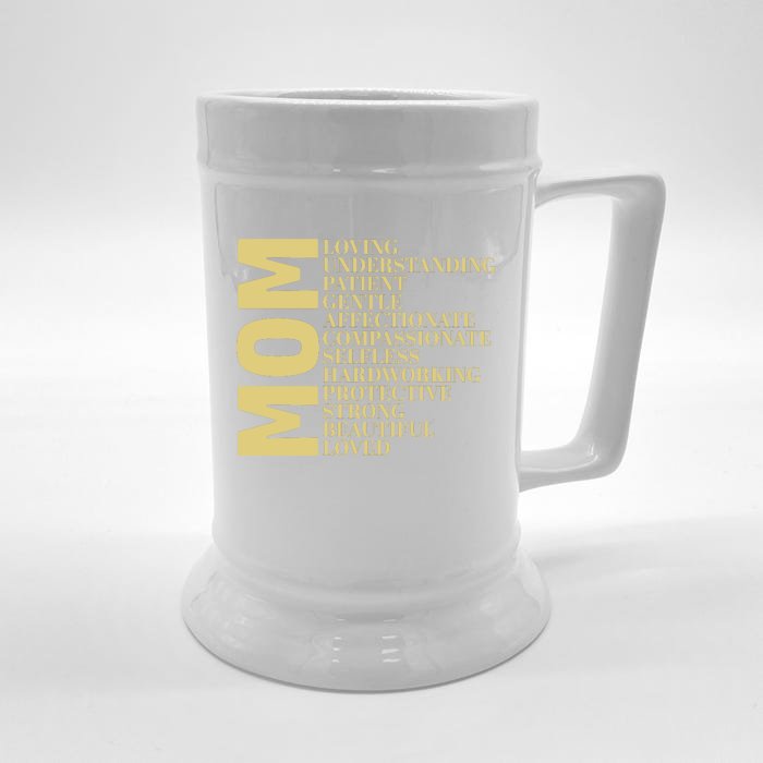 MOM Front & Back Beer Stein