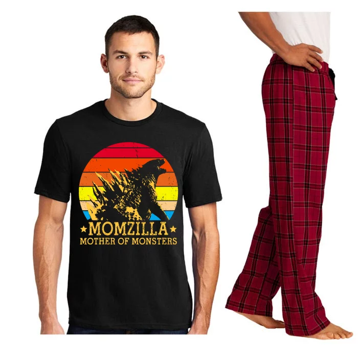 Momzilla Mother Of The Monsters Retro Vintage Pajama Set