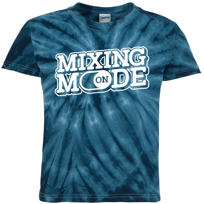 Mixing Mode On Audio Engineer Music Sound Guy Engineer Kids Tie-Dye T-Shirt