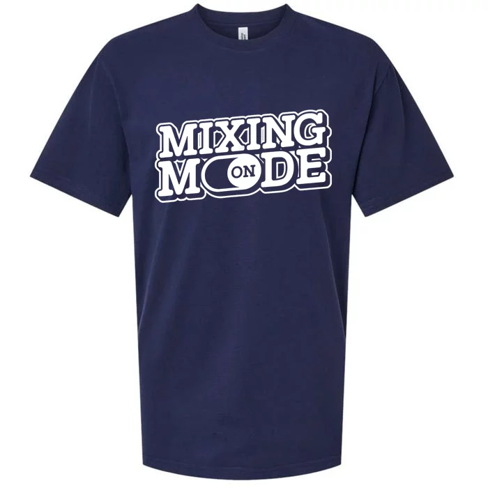 Mixing Mode On Audio Engineer Music Sound Guy Engineer Sueded Cloud Jersey T-Shirt