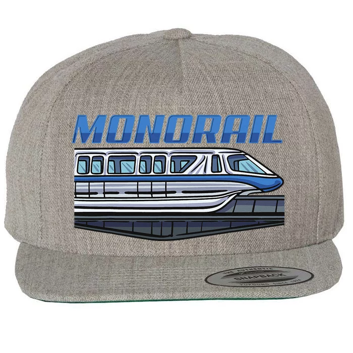 Monorail Wool Snapback Cap