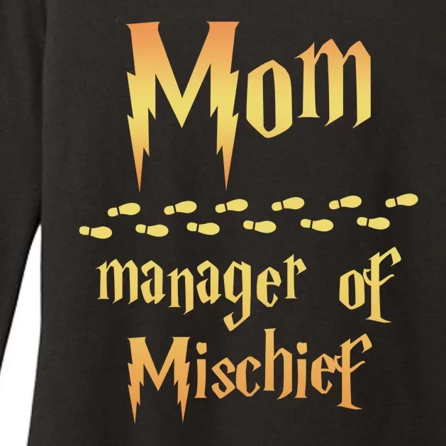 Mom Manager Of Mischief Mothers Day Gift Womens CVC Long Sleeve Shirt