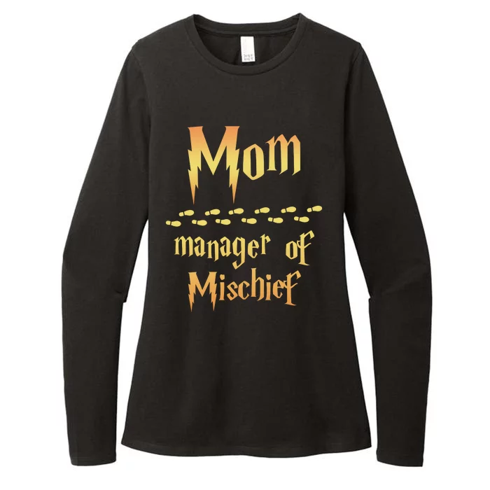 Mom Manager Of Mischief Mothers Day Gift Womens CVC Long Sleeve Shirt