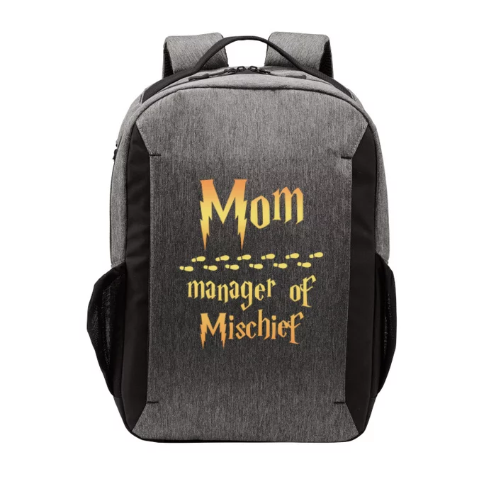 Mom Manager Of Mischief Mothers Day Gift Vector Backpack