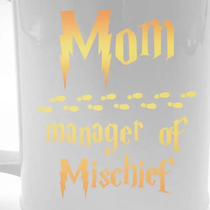 Mom Manager Of Mischief Mothers Day Gift Front & Back Beer Stein