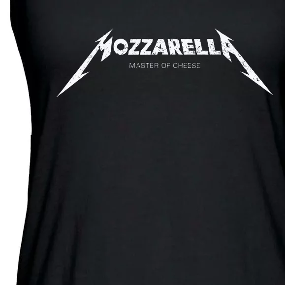 Mozzarella Masters Of Cheese Foodie Chef Baker Cook Ladies Essential Flowy Tank