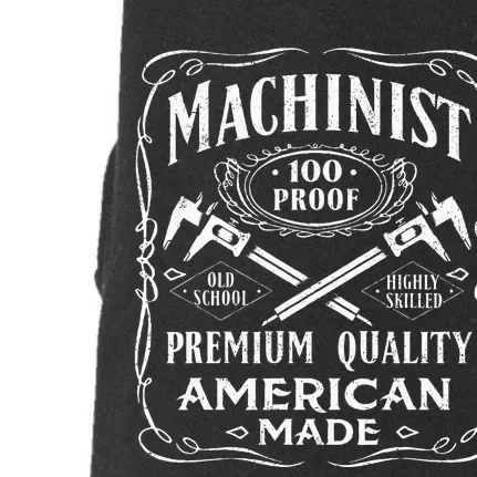 Machinist Machine Operator Engine Driver Doggie 3-End Fleece Hoodie