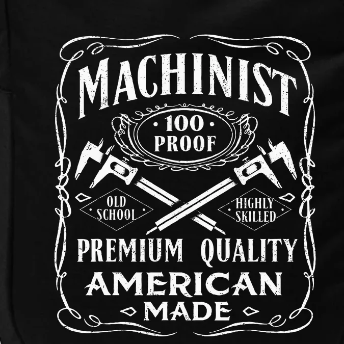 Machinist Machine Operator Engine Driver Impact Tech Backpack