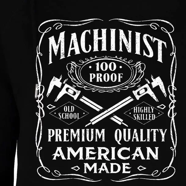 Machinist Machine Operator Engine Driver Womens Funnel Neck Pullover Hood