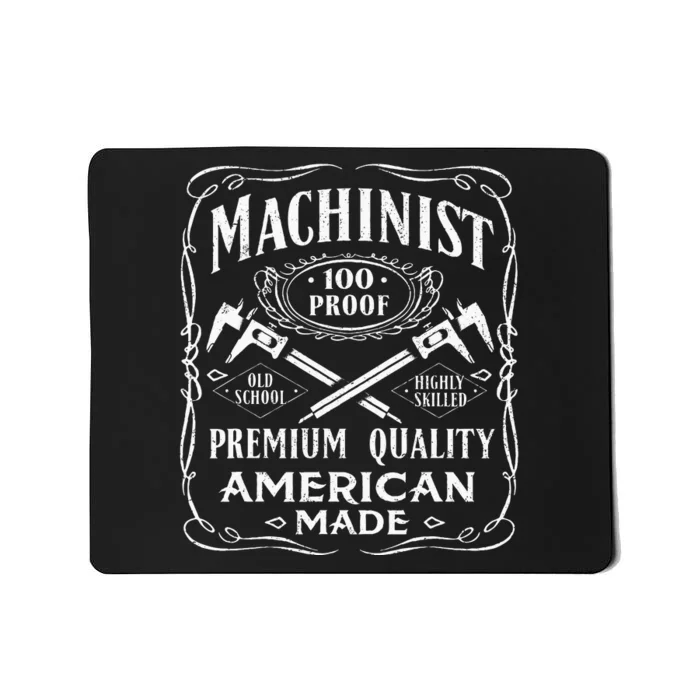 Machinist Machine Operator Engine Driver Mousepad