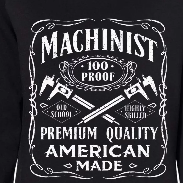 Machinist Machine Operator Engine Driver Womens California Wash Sweatshirt