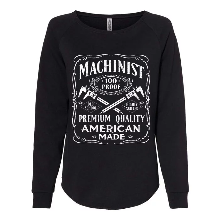 Machinist Machine Operator Engine Driver Womens California Wash Sweatshirt