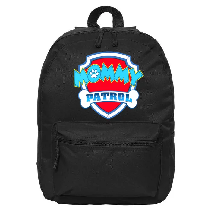 Mom Mommy Of The Birthday Boy Girl Dog Paw Family Matching 16 in Basic Backpack