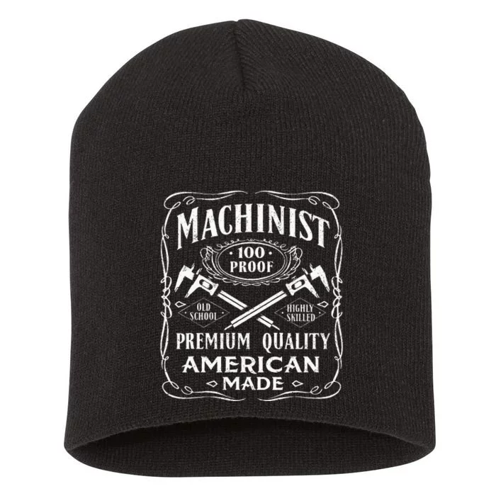 Machinist Machine Operator Engine Driver Short Acrylic Beanie