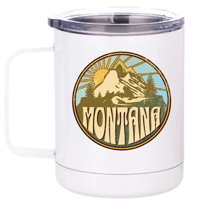 Montana Front & Back 12oz Stainless Steel Tumbler Cup