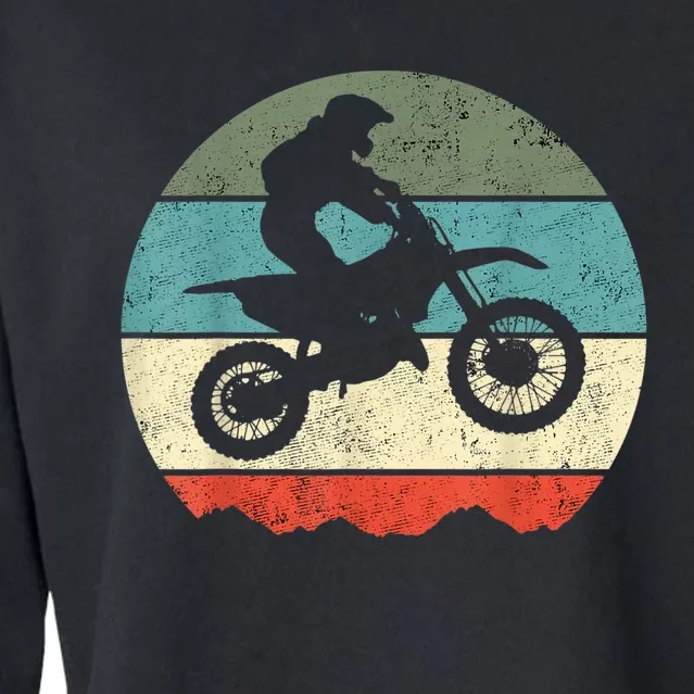 Motocross Cropped Pullover Crew