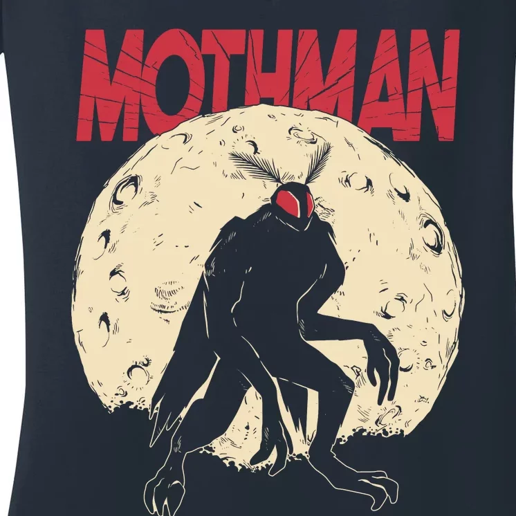 Mothman Women's V-Neck T-Shirt