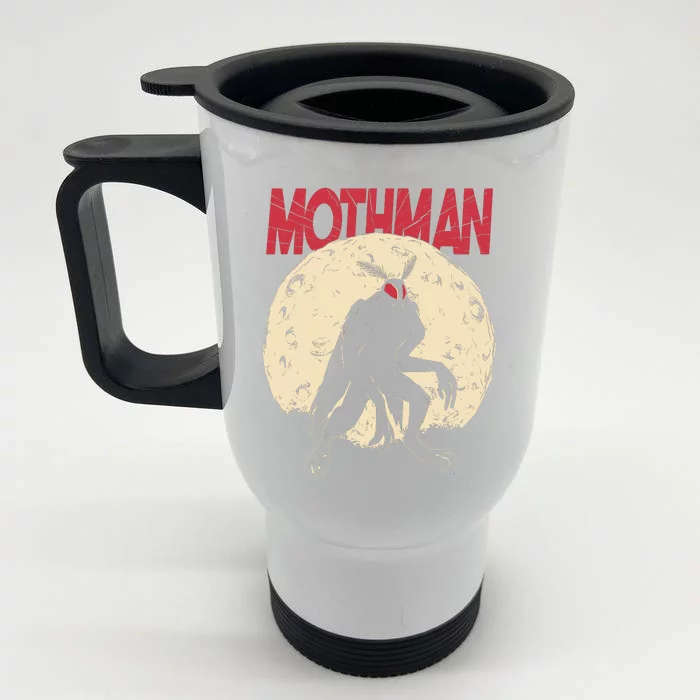 Mothman Front & Back Stainless Steel Travel Mug