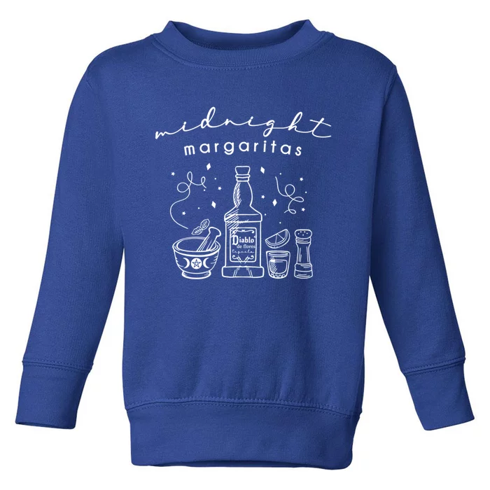 Midnight Margaritas Practical Magic Gardening Witch Planting Gift Toddler Sweatshirt