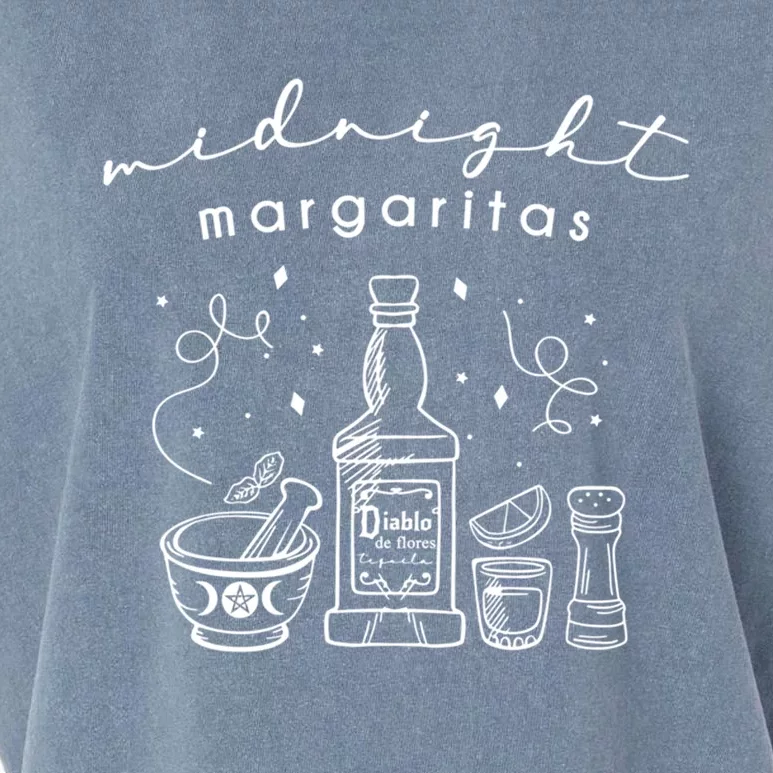 Midnight Margaritas Practical Magic Gardening Witch Planting Gift Garment-Dyed Women's Muscle Tee