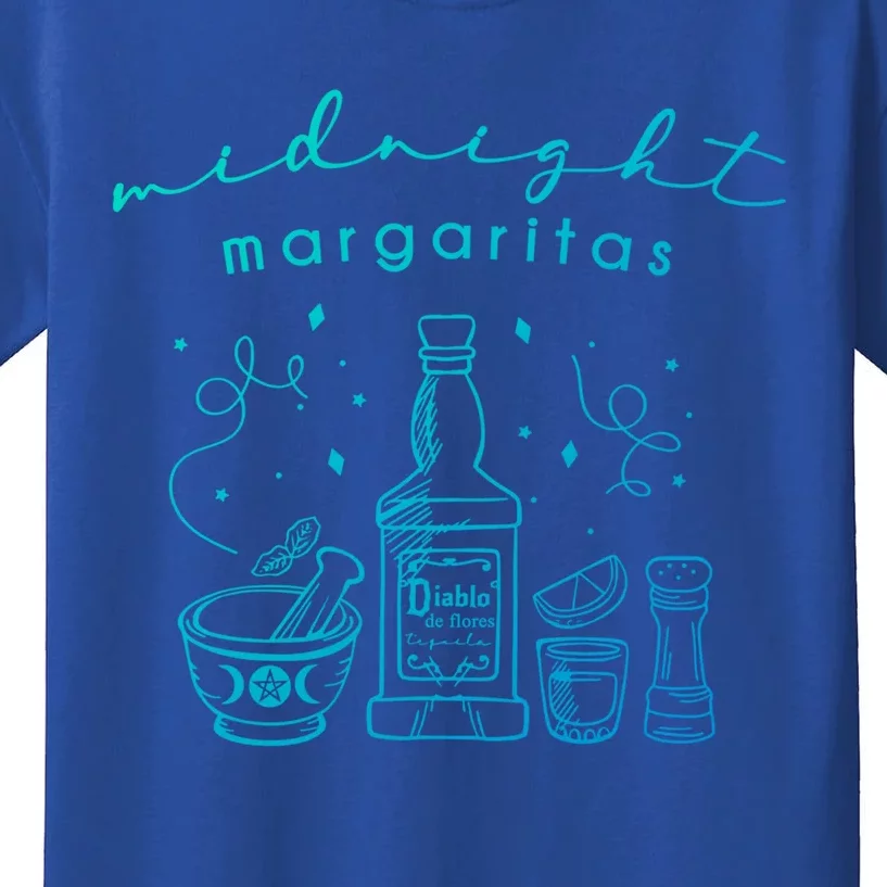 Midnight Margaritas Practical Magic Gardening Witch Planting Gift Kids T-Shirt