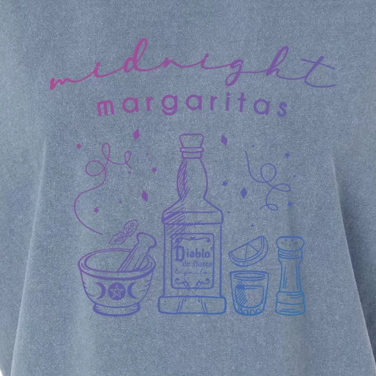 Midnight Margaritas Practical Magic Gardening Witch Planting Gift Garment-Dyed Women's Muscle Tee